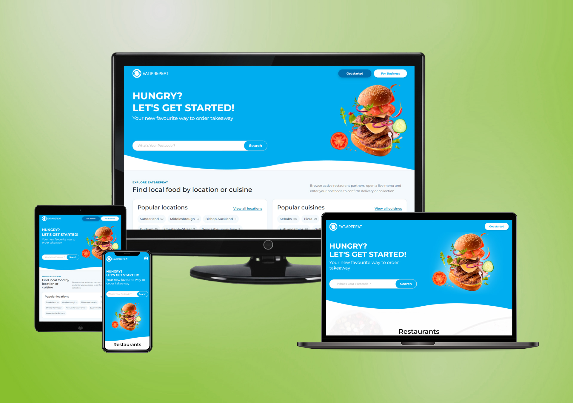Eat and Repeat Food App