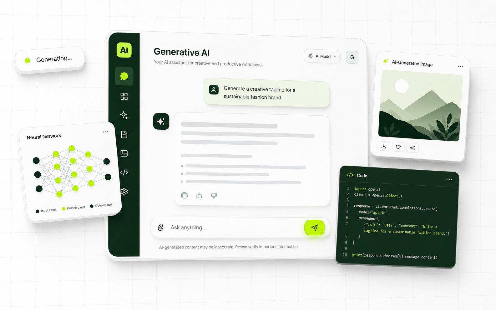 Generative AI Applications — VTechnocrat service overview