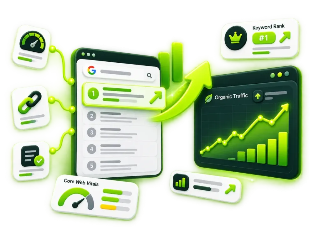SEO & Optimization — VTechnocrat service overview
